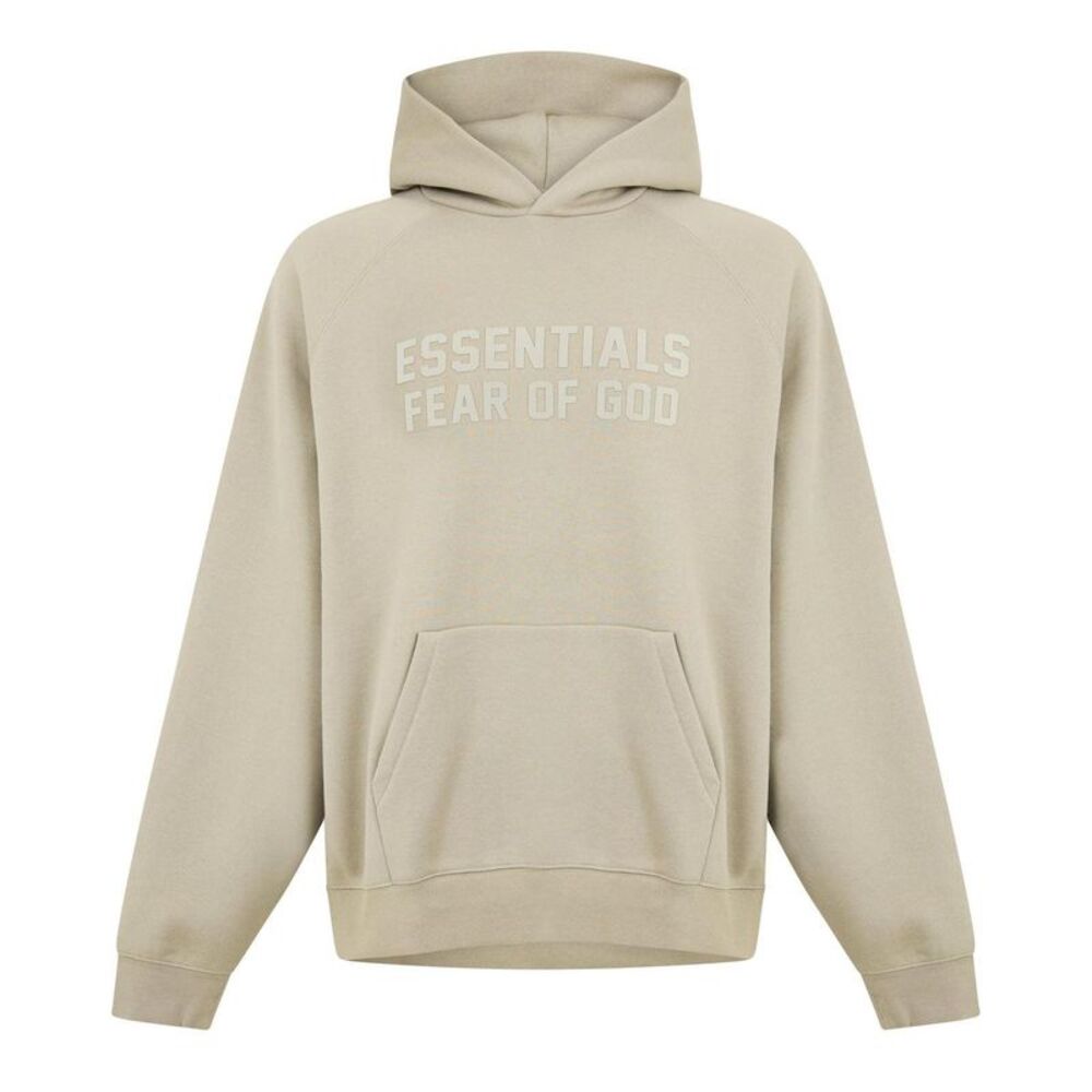 Fear Of God Essentials Mens Relaxed Fit Hoodie / Seal Grey